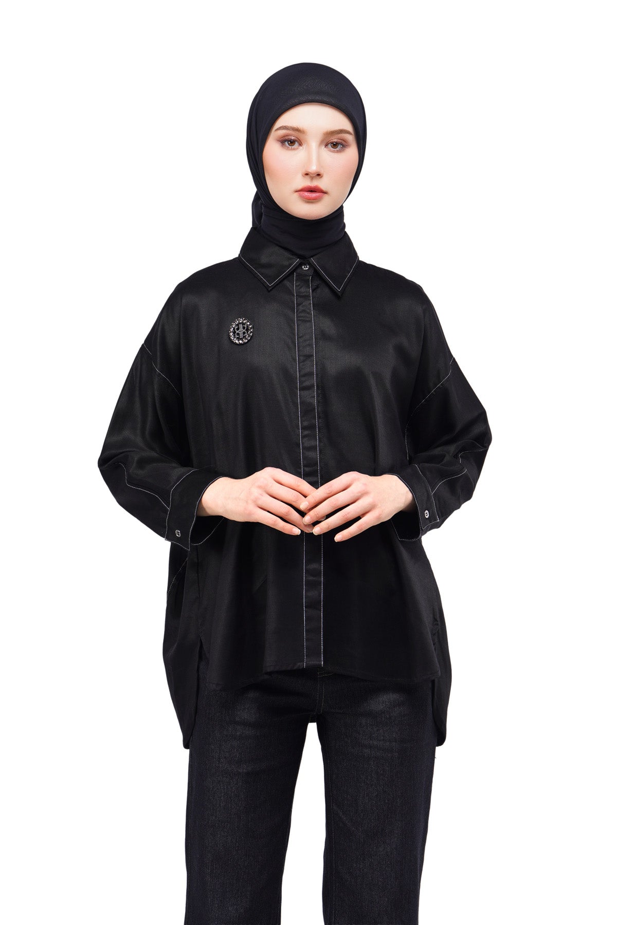 Runa Basic Shirt - Black