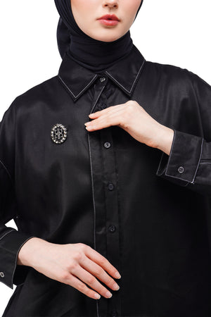 Runa Basic Shirt - Black