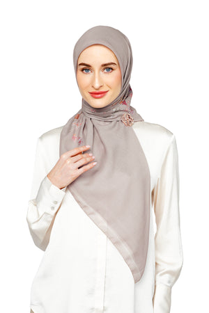 Raudhah Basic Series - Light Taupe