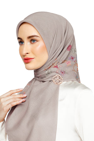 Raudhah Basic Series - Light Taupe