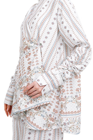 Raudhah Blouse - White