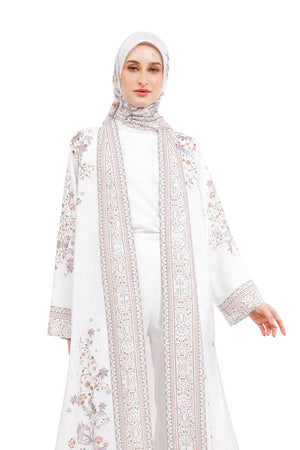 Raudhah Outer - White