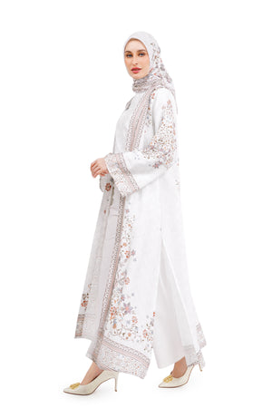 Raudhah Outer - White