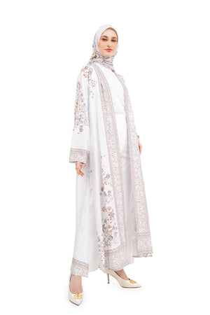 Raudhah Outer - White