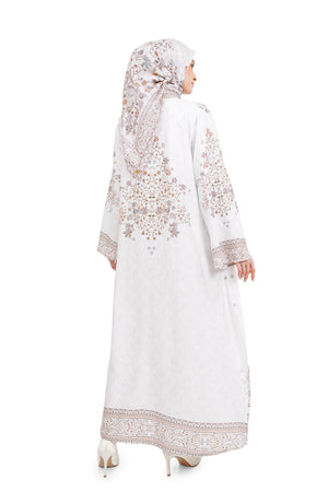 Raudhah Outer - White