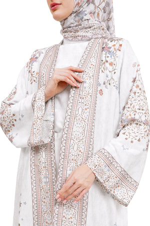 Raudhah Outer - White