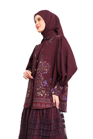 Raudhah Shirt - Maroon