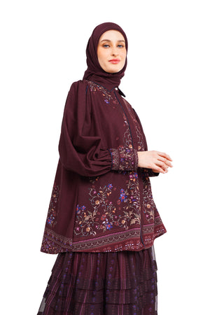 Raudhah Shirt - Maroon