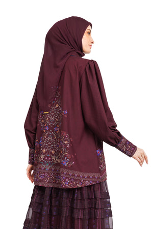 Raudhah Shirt - Maroon