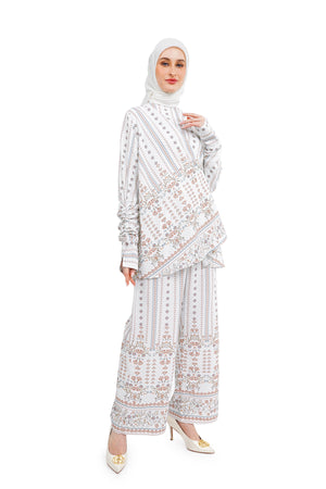 Raudhah Blouse - White