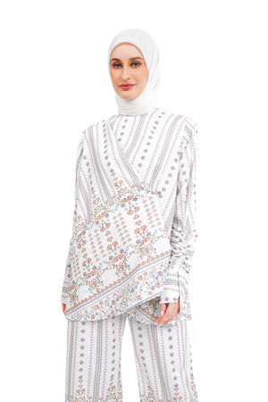 Raudhah Blouse - White