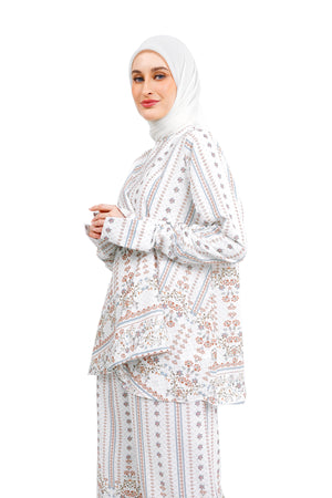 Raudhah Blouse - White