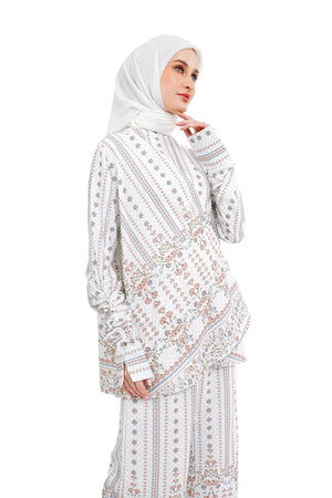 Raudhah Blouse - White