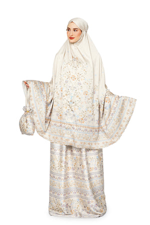 Raudhah Prayer Robe - Beige