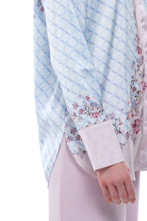 Raudhah Raya Basic Shirt - Blue