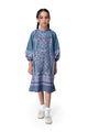 Raudhah Raya Kids Dress - Denim