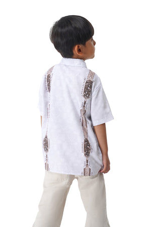 Raudhah Raya Kids Shirt - White