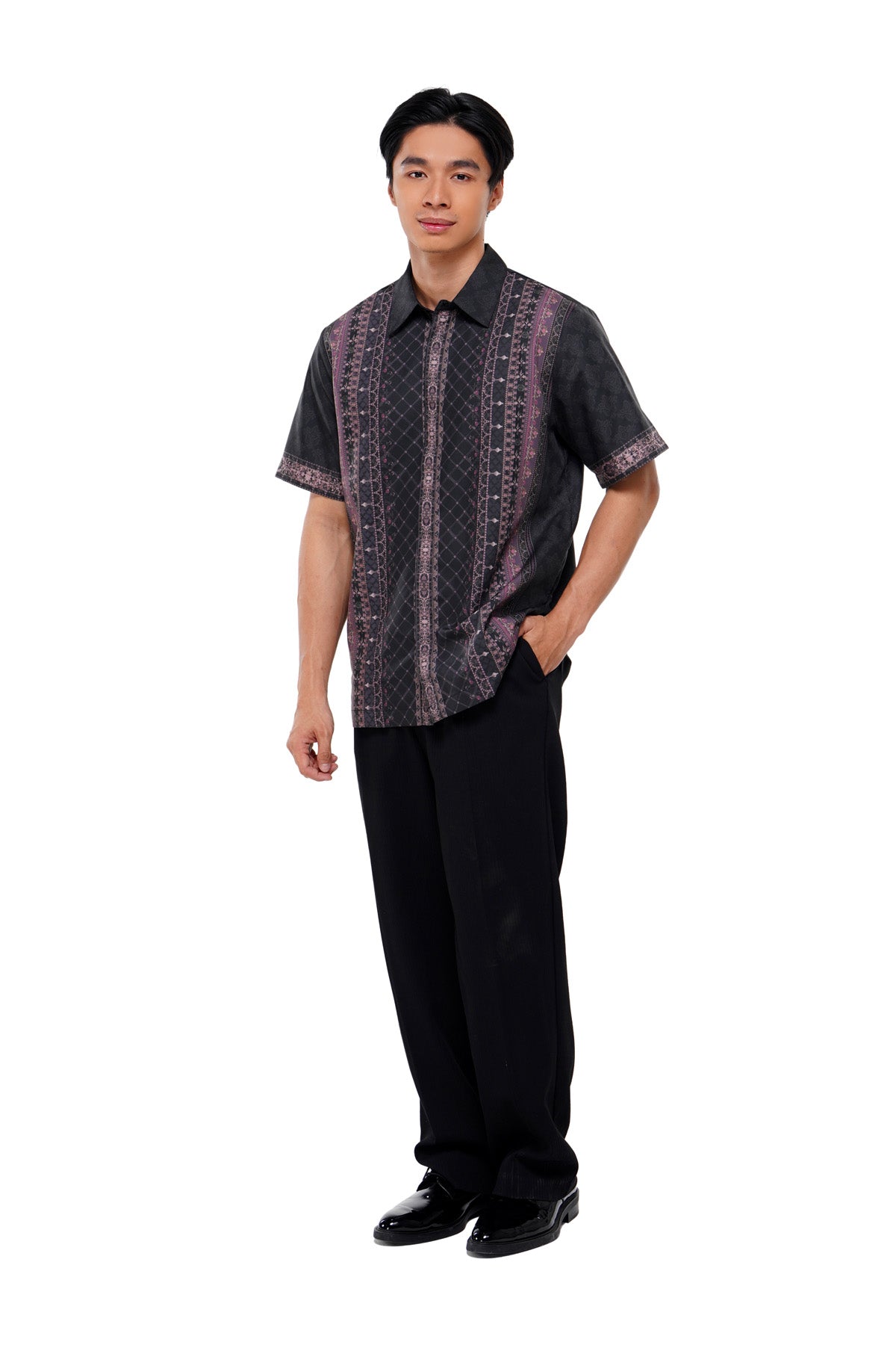 Raudhah Raya Men Shirt - Black