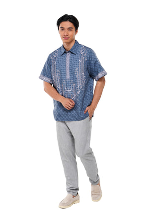 Raudhah Raya Men Shirt - Denim