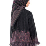 Raudhah Raya Ruffle Blouse - Black