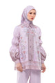 Raudhah Raya Smock Sleeve Shirt - Pink