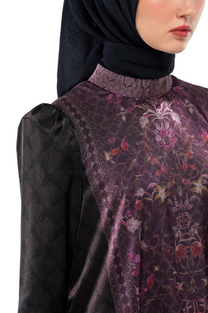 Raudhah Raya Loose Dress - Black