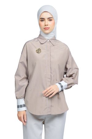 Irina Basic Shirt - Brown