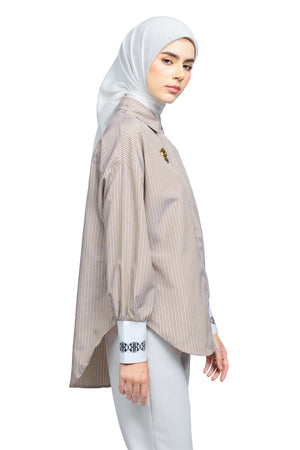 Irina Basic Shirt - Brown
