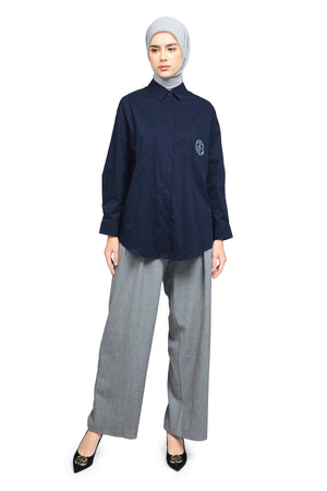 Jean Signature Shirt - Navy
