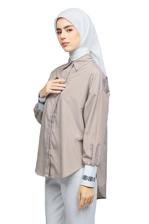 Irina Basic Shirt - Brown