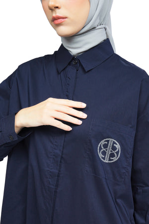Jean Signature Shirt - Navy