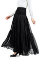 Cessa Tiered Skirt - Black