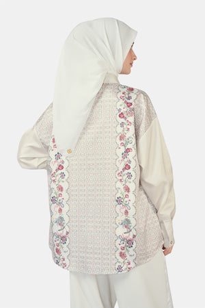 Romantic Eid Basic Shirt - Ivory