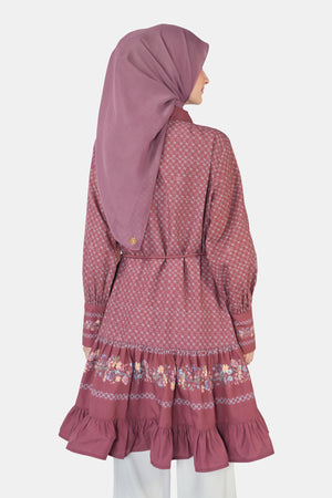 Romantic Eid Tunic - Maroon