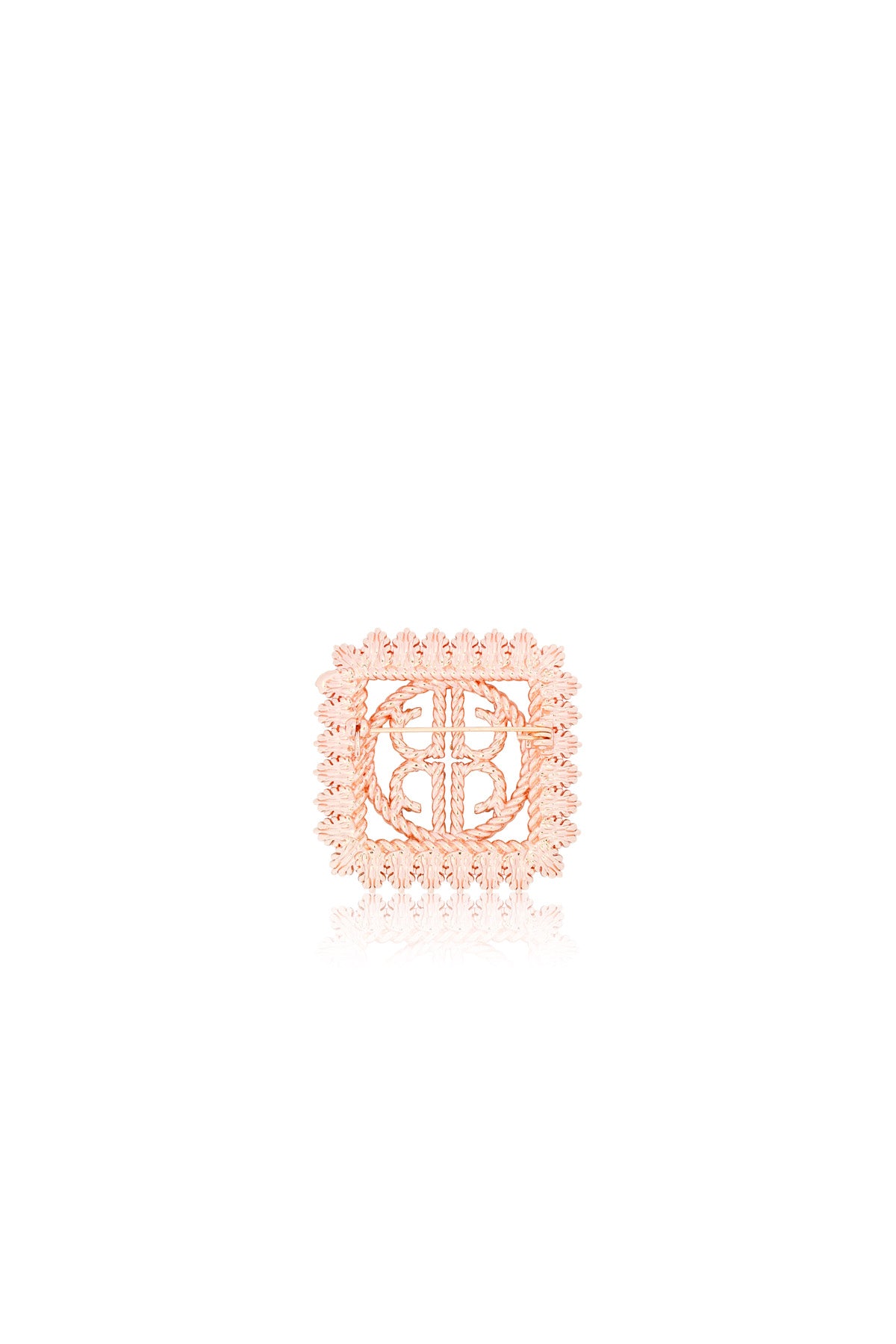 Royal Square Brooch - Rose Gold