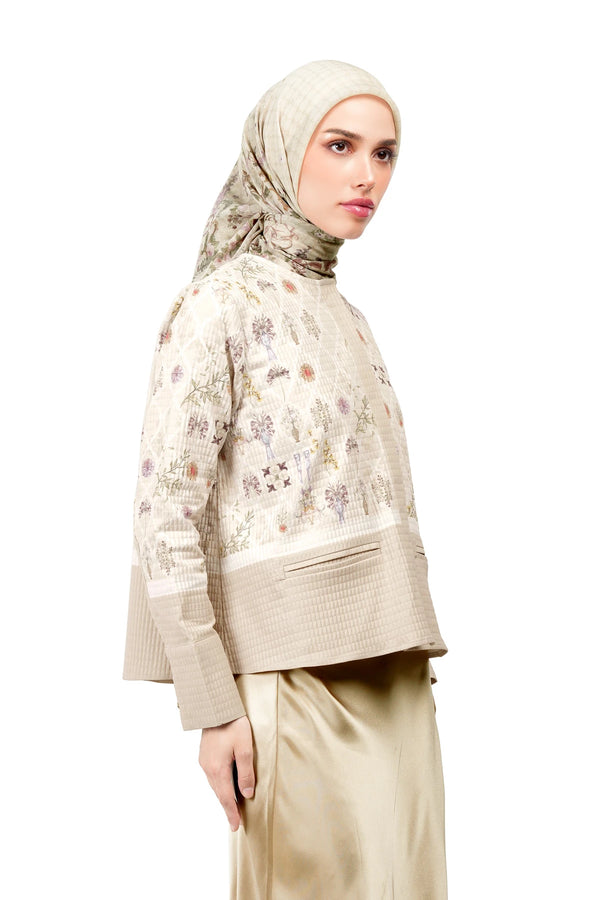 Serenata Crop Shirt - Cream