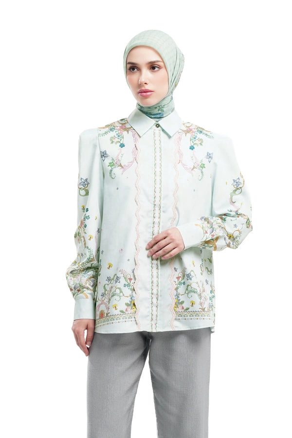 Serenata Embroidery Shirt - Ivory