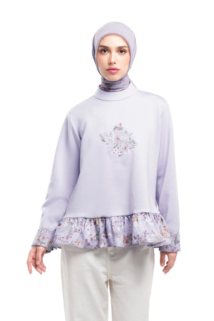 Serenata Knit Blouse - Lilac