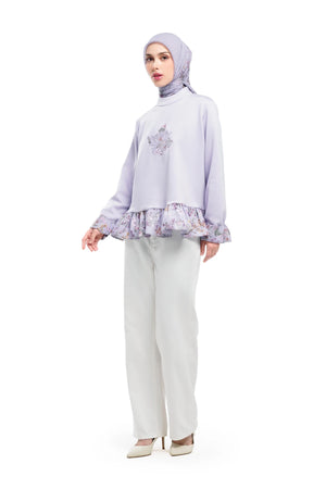 Serenata Knit Blouse - Lilac