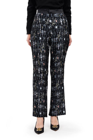 Serenata Pleats Pants - Black