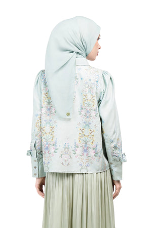 Serenata Ruffle Shirt - Mint