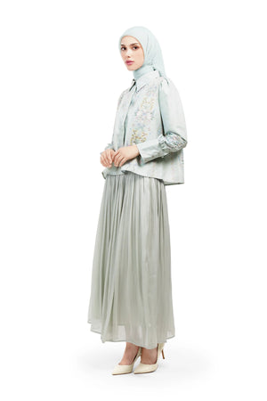 Serenata Ruffle Shirt - Mint