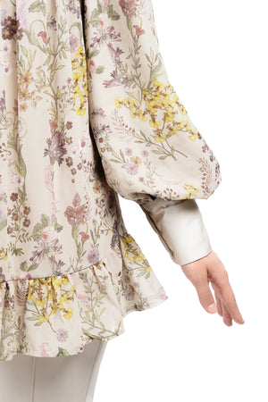 Serenata Tiered Shirt - Cream