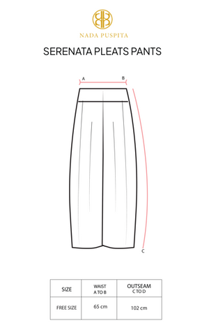 Serenata Pleats Pants - Black