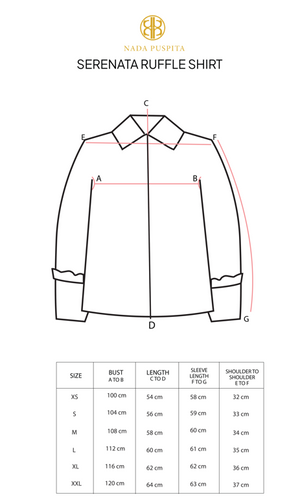 Serenata Ruffle Shirt - Mint