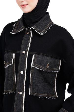 Sherina Knit Jacket - Black