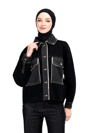 Sherina Knit Jacket - Black