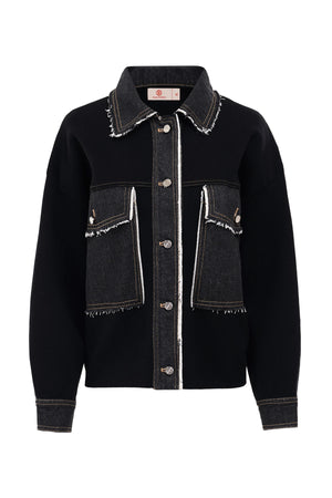 Sherina Knit Jacket - Black