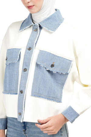 Sherina Knit Jacket - Ivory