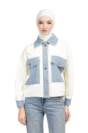 Sherina Knit Jacket - Ivory
